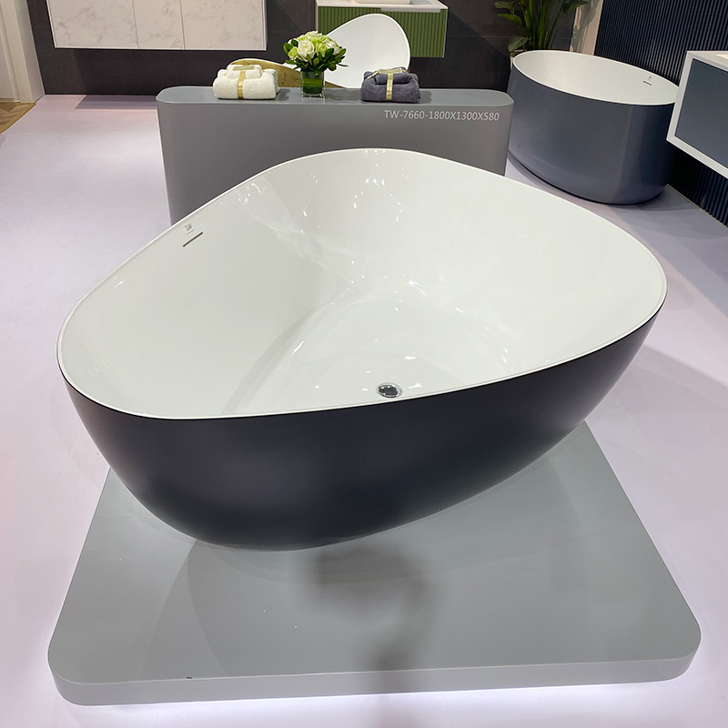 Popular Wholesale Designer Best Heart-shaped Freestanding Acrylic Bathtub TW-7660