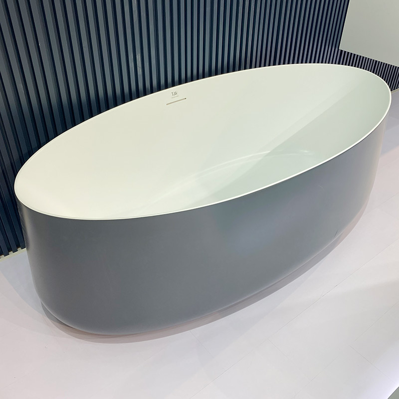 Großhandelspreis Design Ovale neue freistehende Acrylbadewanne TW-7693