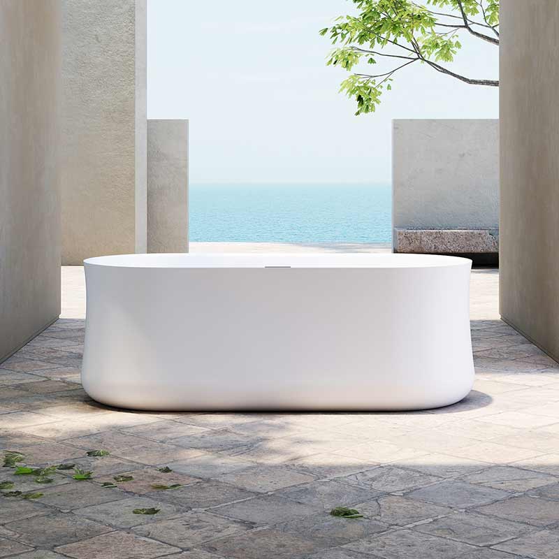 New Design Oval Freestanding Acrylic Bathtub TW-7801