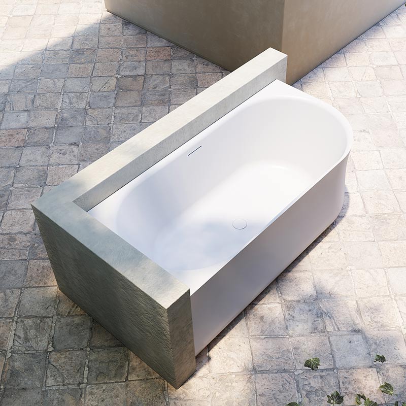 Top Rated Corner Stand Alone Acrylic Bathtub TW-7806