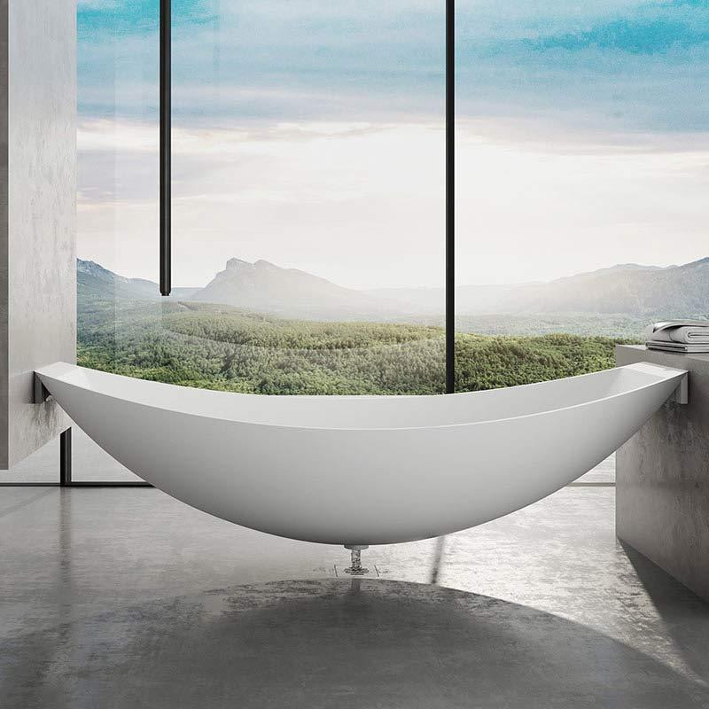 Hersteller China Neuestes Design Schwimmende Acryl-Hängemattenbadewanne TW-6697