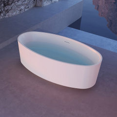 Hochwertige ovale freistehende Acrylbadewanne im einzigartigen Design TW-7762