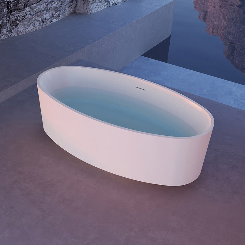 Quality Wholesale Unique Design Oval Freestanding Acrylic Bathtub TW-7762