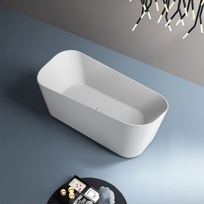 China Wholesale Factory Rechteckige freistehende Acrylbadewanne TW-7615