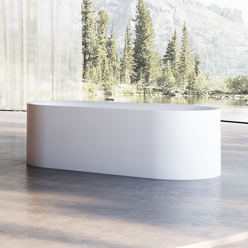 Wholesale Fashion One-piece Molding Freestanding Acrylic Bathtub XA-060