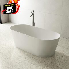 Exporteur Ovale freistehende Badewanne aus Kunststein XA-8861