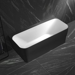 Hot Style Wholesale Back To Wall Rectangle Freestanding Acrylic Bathtub TW-7609