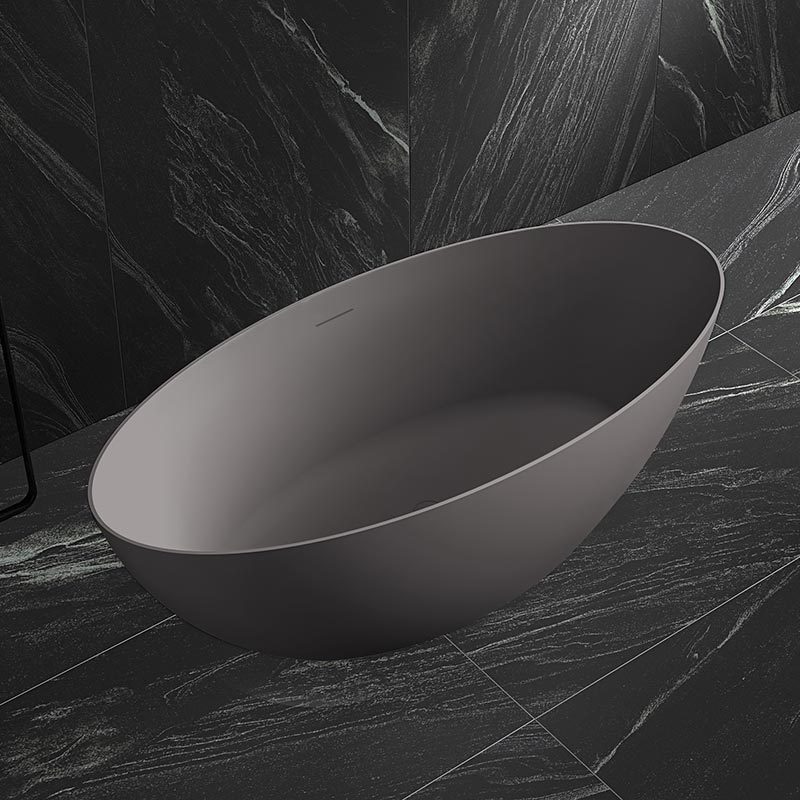 Beliebte Großhandel Designer moderne ovale freistehende Acrylbadewanne TW-7612