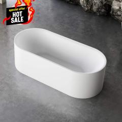 Wholesale Fashion One-piece Molding Freestanding Acrylic Bathtub XA-060