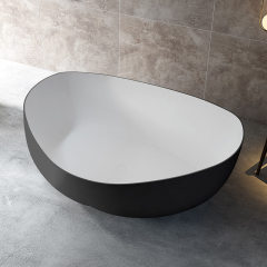 Beliebter Großhandelsdesigner Beste herzförmige freistehende Acrylbadewanne TW-7660