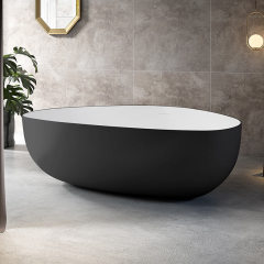 Supplier Heart-shaped Freestanding Artificial Stone Bathtub TW-8660