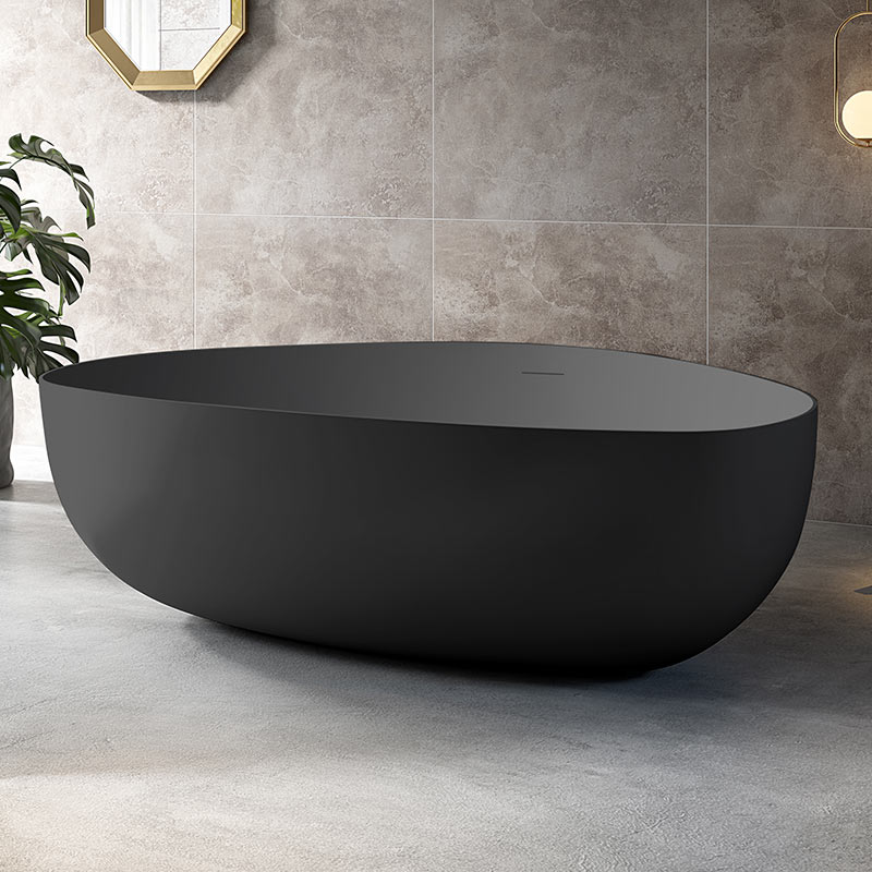 Supplier Heart-shaped Freestanding Artificial Stone Bathtub TW-8660