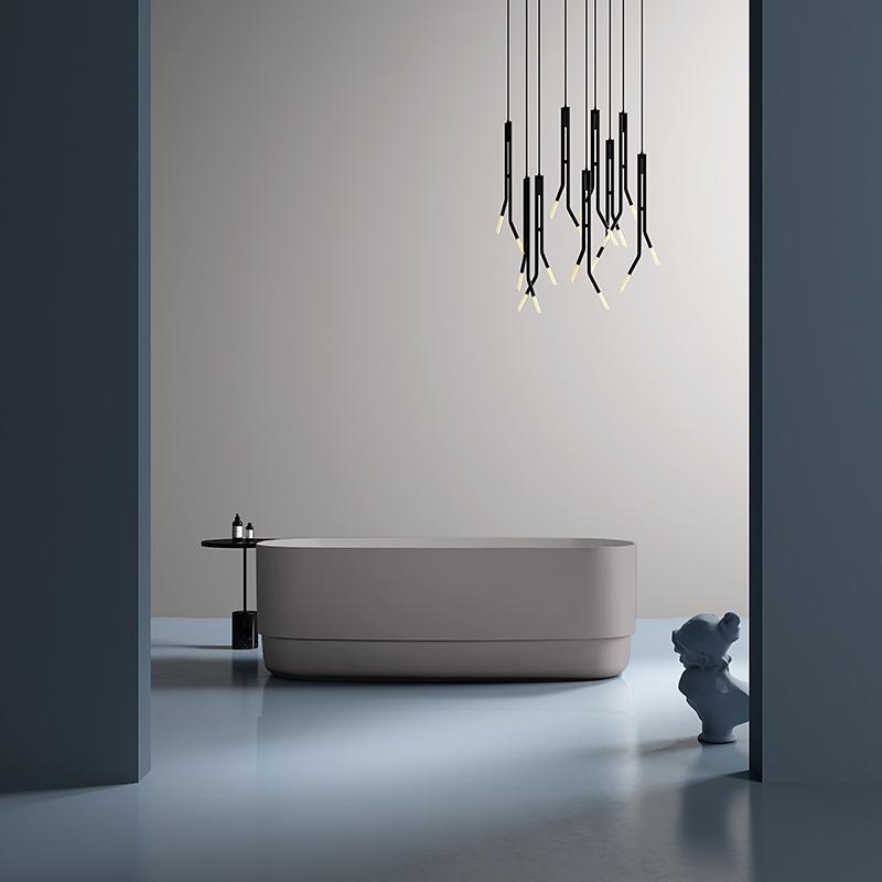 Exporteur Ovale freistehende Acrylbadewanne TW-7671