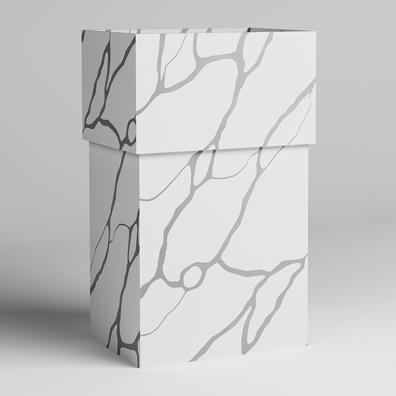 Factory Wholesale Freestanding Marble Texture Pattern Pedestal Basin SW-HZ123