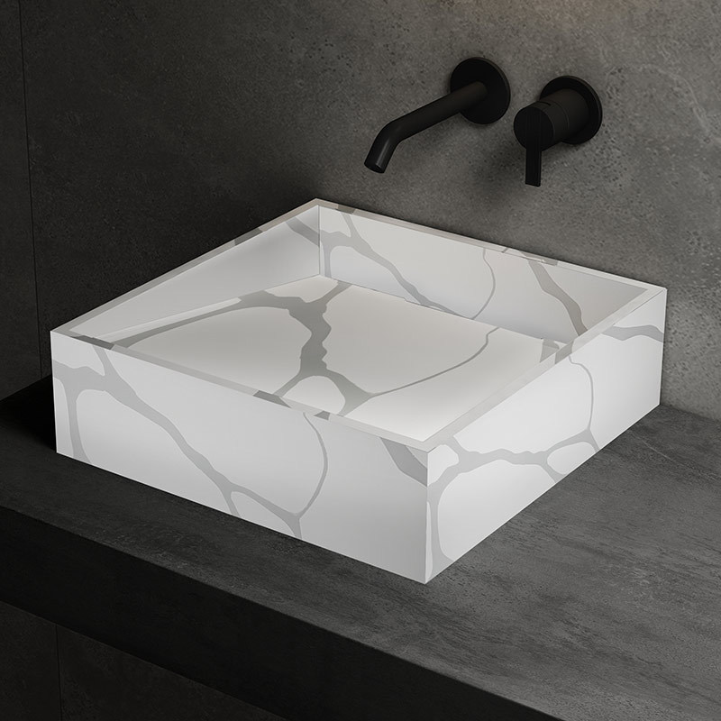 Manufacturer Marble Texture Counter Top Wash Basin SW-HA183