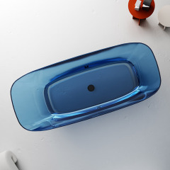 Großhandelspreis Transparente freistehende Badewanne mit fester Oberfläche XA-8508T