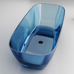 Wholesale Price Transparent Freestanding Solid Surface Bathtub XA-8508T