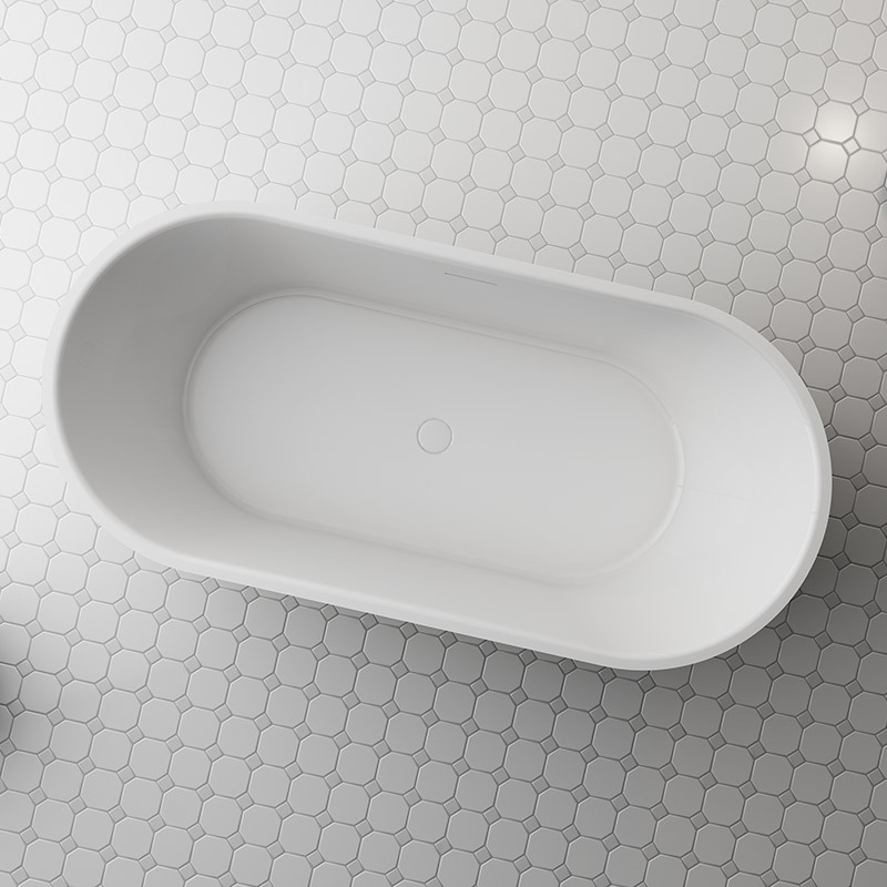 Manufacturer Oval Freestanding Acrylic Bathtub TW-7311