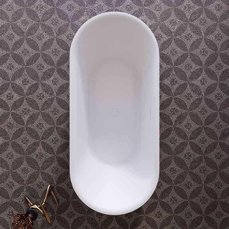 Factory Wholesale White Acrylic Stand Bathtub XA-080