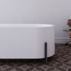Factory Wholesale White Acrylic Stand Bathtub XA-080