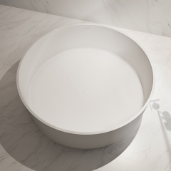 Manufacturer Round Freestanding Solid Surface Bathtub TW-8709