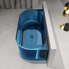 Wholesale High End Qualityl Transparent Freestanding Clear Bathtub TW-8706T