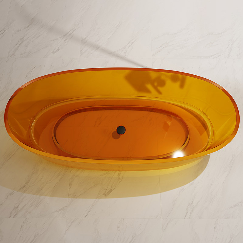 Lieferant hochwertiger freistehender transparenter Badewanne TW-8707T