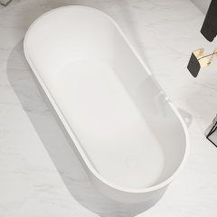 Factory Supply Quality Assurance Freestanding Artificial Stone Bathtub TW-8705