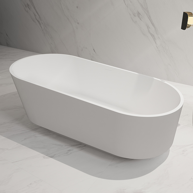 Factory Supply Quality Assurance Freestanding Artificial Stone Bathtub TW-8705