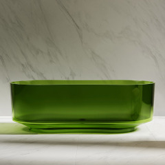 Wholesale Fashion Freestanding Transparent Hourglass Bathtub TW-8702T
