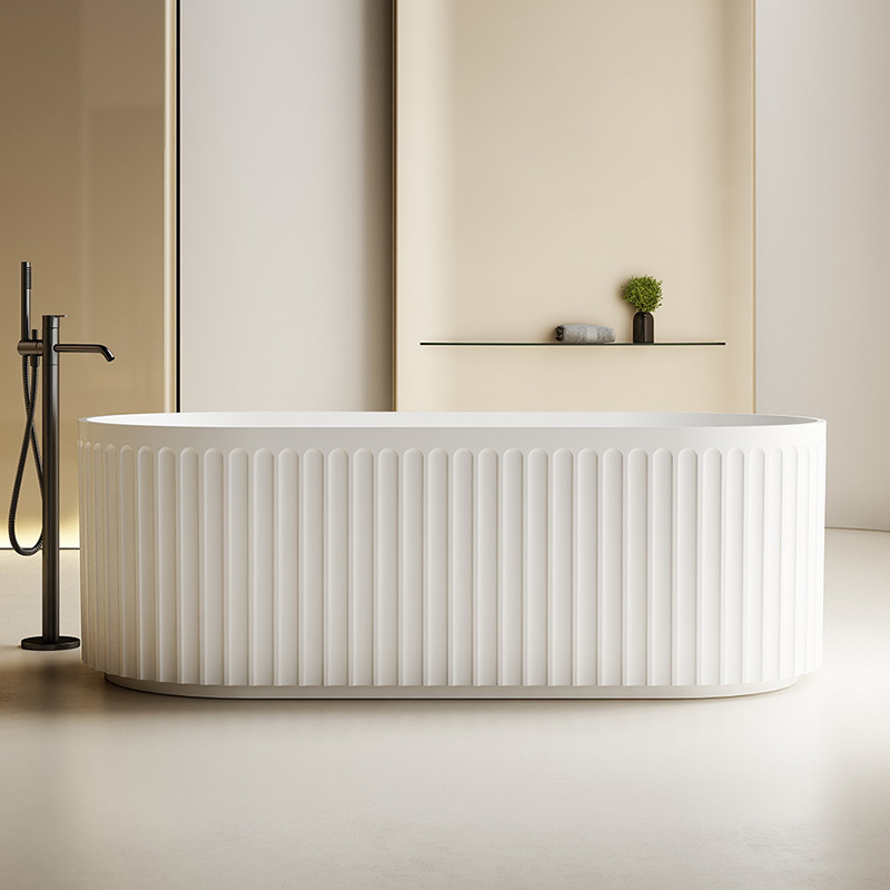 Hochwertige Großhandelsbadewanne aus Kunststein mit einzigartigem Design TW-8111