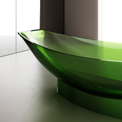 Hot Style Wholesale Transparent Freestanding Solid Surface Hammock Bathtub TW-8991T