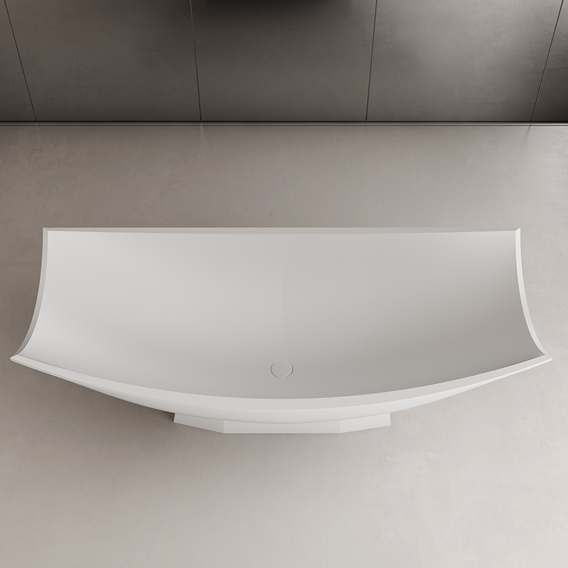 Exporter Freestanding Vessel Solid Surface Hammock Bathtub TW-8992