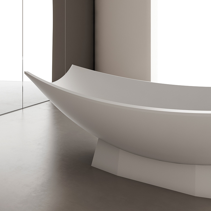 Exporter Freestanding Vessel Solid Surface Hammock Bathtub TW-8992