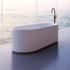 Wholesale Price Freestanding Acrylic Fluted Bathtub TW-7111