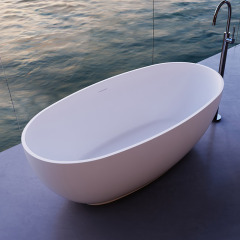 China Wholesale Factory Artificial Stone Bathtub TW-8607