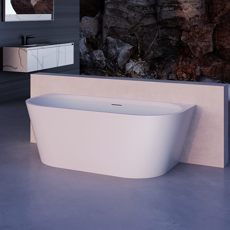 Hochwertiger Großhandel mit einzigartigem Design, ovale, freistehende Acrylbadewanne XA-191