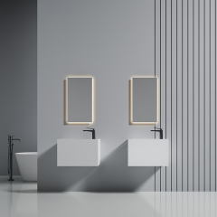 Wholesale Fashion Wall-Mount Solid Surface Single Bathroom Sink XA-G32