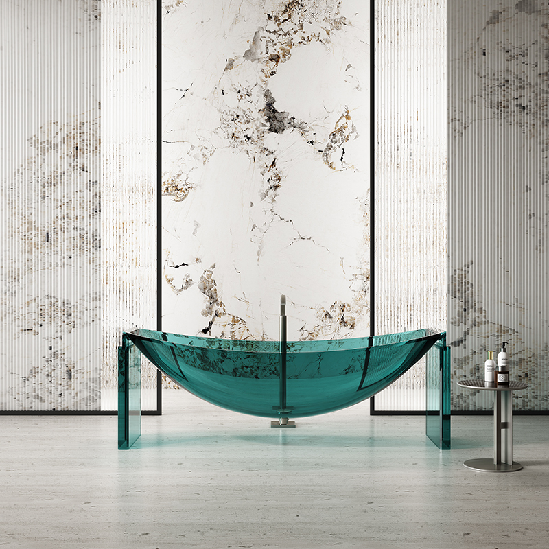 Popular Wholesale Designer Transparent Floating Hammock Bathtub TW-8996T-2