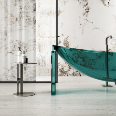 Beliebte Großhandelsdesigner-transparente schwimmende Hängemattenbadewanne TW-8996T-2