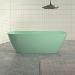 Werkseitige Qualitätssicherung, freistehende Badewanne mit fester Oberfläche XA-8508