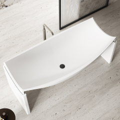China Wholesale Factory Solid Surface Floating Hammock Suspended Bathtub TW-8997-2