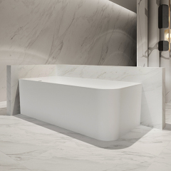 Exporter Artificial Stone Solid Surface Bathtub TW-8503