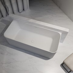 Werkseitige Qualitätssicherung, freistehende künstliche Badewanne mit fester Oberfläche TW-8506