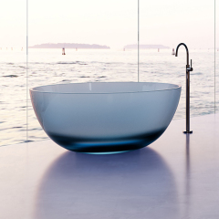 Qualität Großhandel Einzigartiges Design Freistehende transparente Badewanne XA-8879T