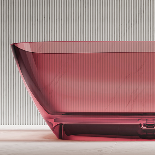 Großhandel Mode freistehende transparente Badewanne XA-8808T