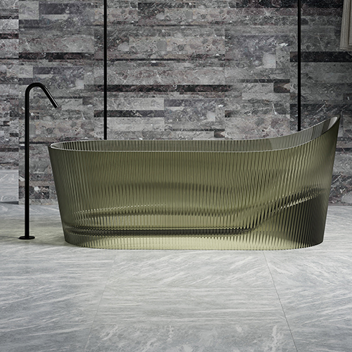 Luxurious Exporter Transparent Resin Freestanding Bathtub TW-8302T