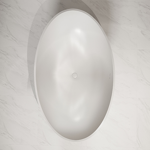 Factory Supply Quality Assurance Oval Stone Resin Bathtub XA-8819