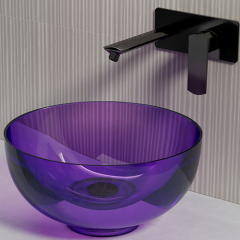 Quality Wholesale Unique Design Transparent Wash Basin TW-A90T