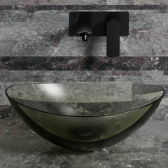 Hot Style Wholesale Counter Top Transparent Wash Basin TW-A79T